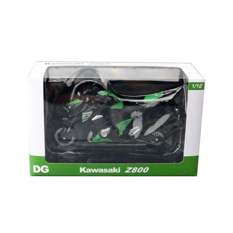1/12 Kawasaki Ninja Z800 Alloy Racing Cross-country Motorcycle Model Simulation Metal Toy Street Motorcycle Model Childrens Gift