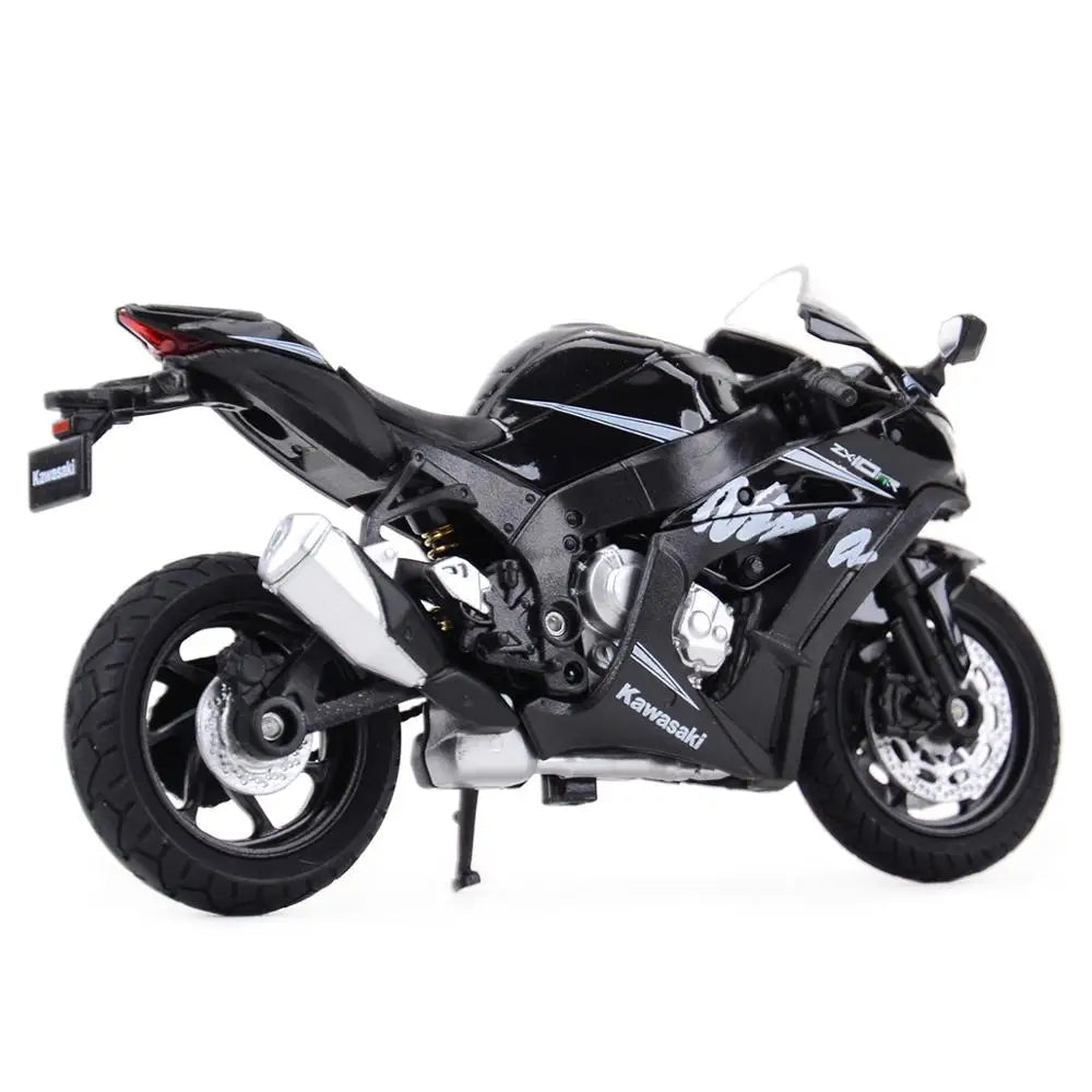 Welly 1:18 Kawasaki2017 Ninja ZX-10RR Die Cast Vehicles Collectible Hobbies Motorcycle Model Toys