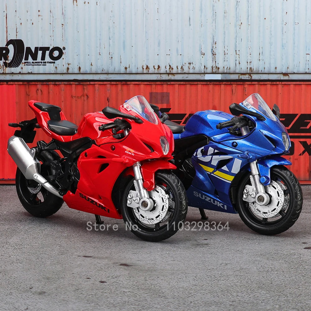 MSZ 1:18 Suzuki GSX-R1000 YAMAHA YZF-R1 Classic Motorcycle Static Model Alloy Die Casting Car Toy Gifts