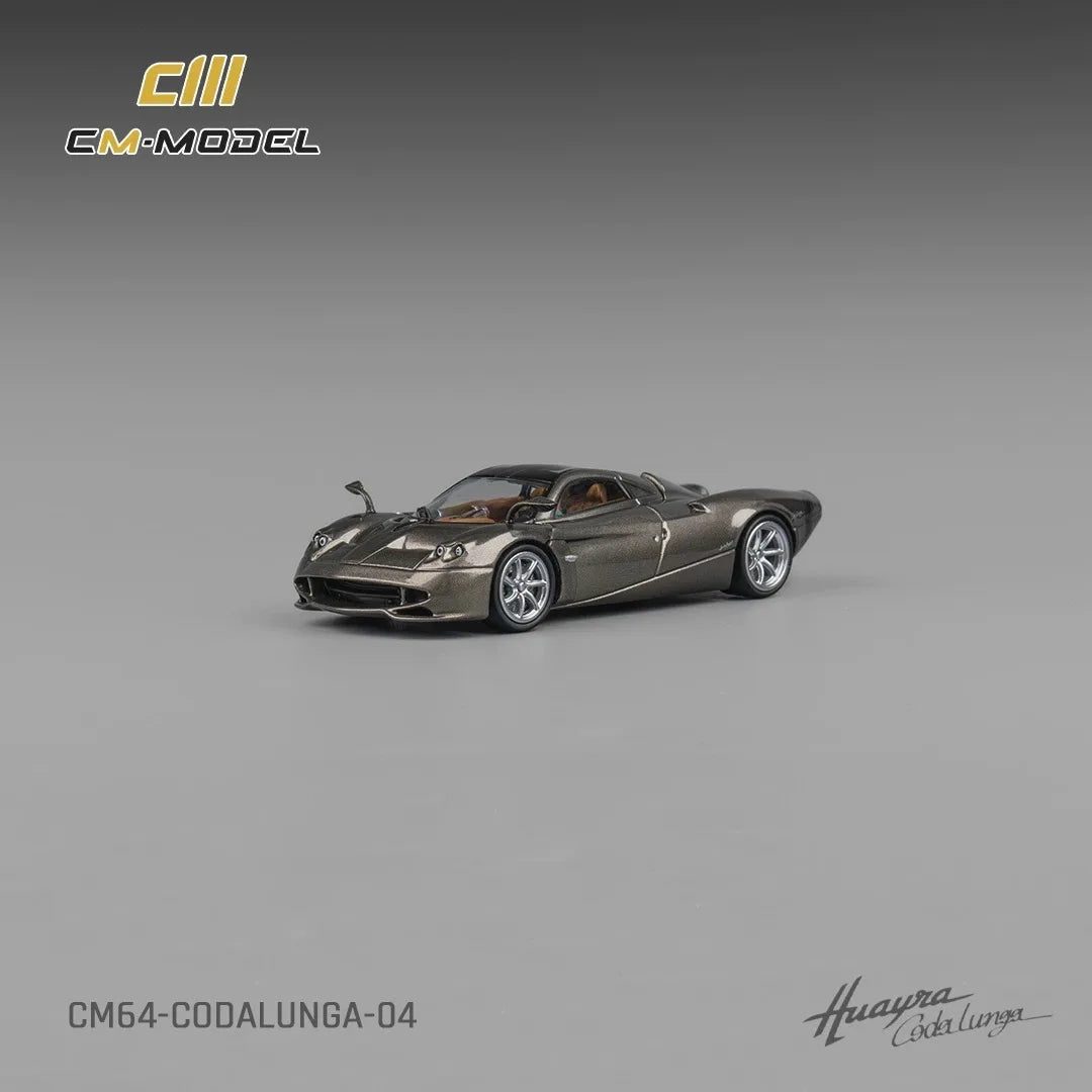 CM Model 1/64 Pagani Codalunga Long-tail grey Alloy Simulation car model