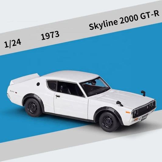 1/24 Skyline 2000 GT-R  Diecast Alloy Car Model Classic Car Collection Decoration Diecast Toy Vehicles