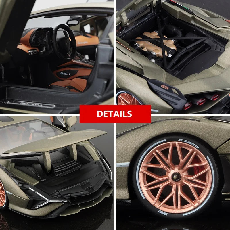 Mastio 2020 1:18 Diecast New Version SIAN FKP37 Hybrid Sports Car