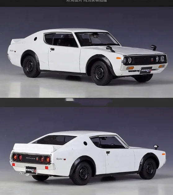 1/24 Skyline 2000 GT-R Diecast Alloy Car Model Classic Car Collection Decoration Diecast Toy Vehicles