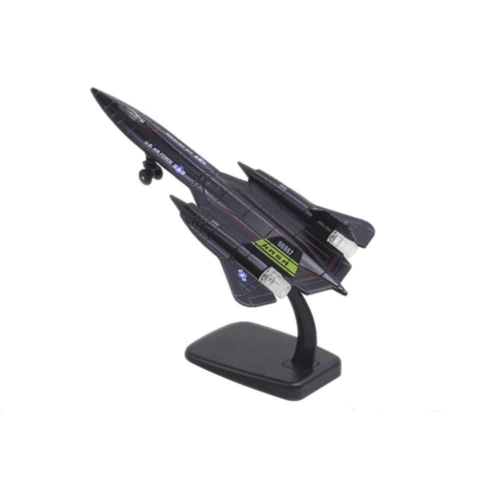 Pullback & Go Jet Rafale Fighter Aircraft Toy with Light Sound Diecast F16 F22 F35