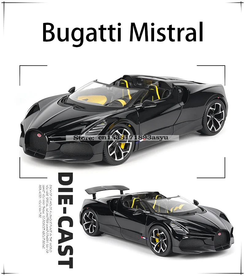 Bburago 1:18 Bugatti Mistra Bolide Divo