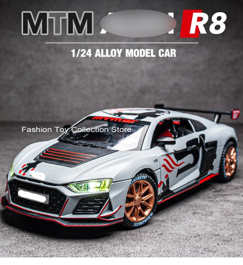 1: 24 AUID R8 Alloy Car