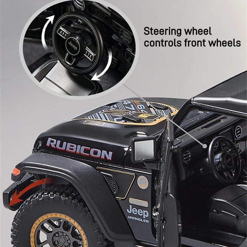 1:18 Jeep Wrangler Rubicon SUV Alloy