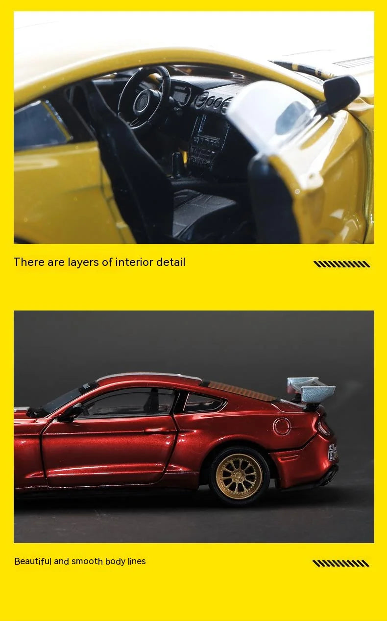 CCA DIY Customizable 1:43 Scale Ford Mustang Alloy Car Model Kit