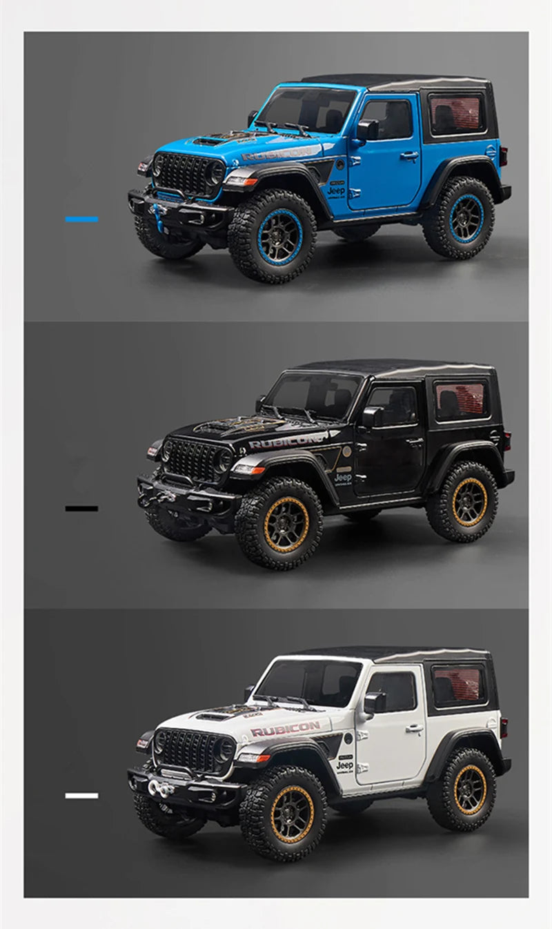 1:18 Jeep Wrangler Rubicon SUV Alloy