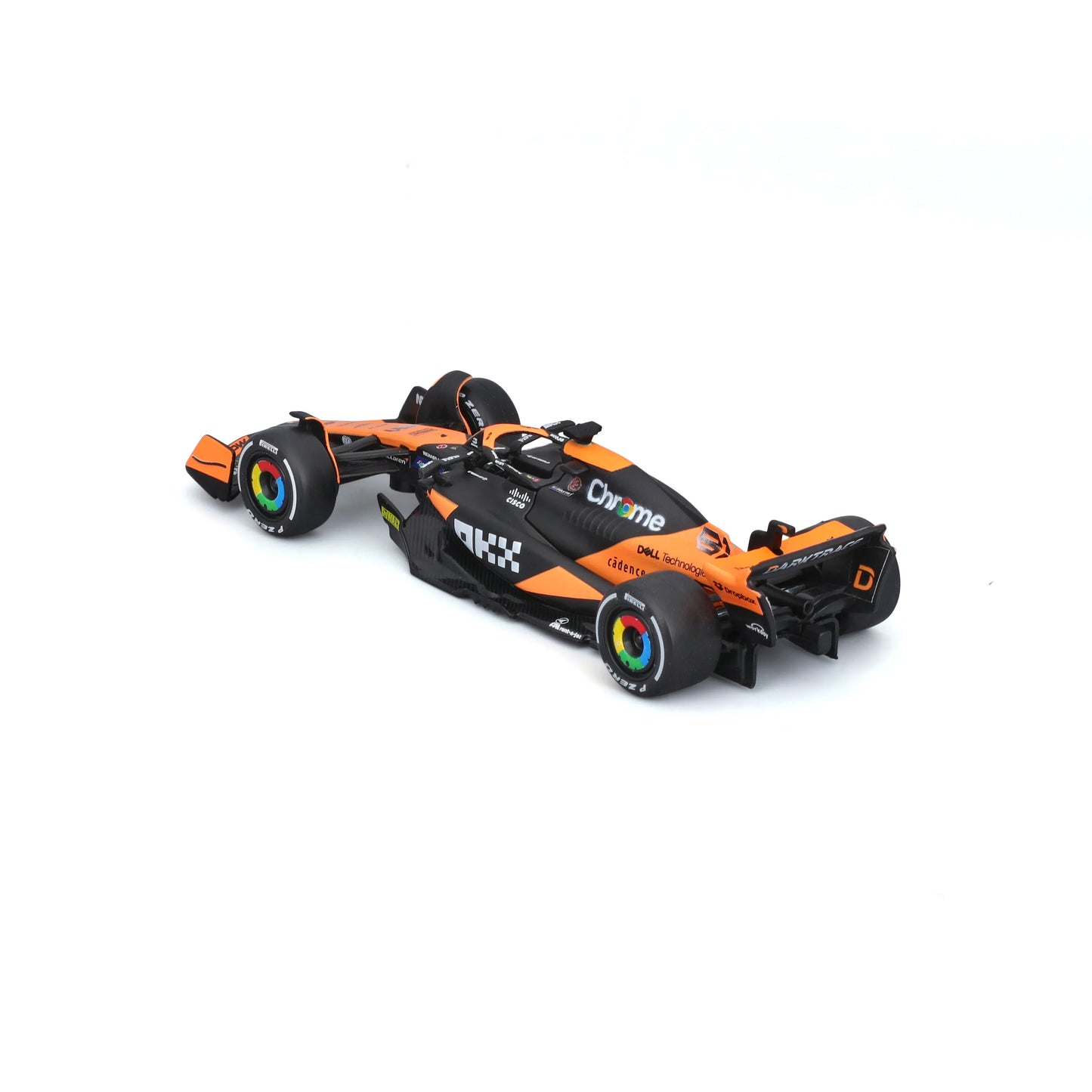 Bburago 1:43 2024 Mclaren MCL38 Miami Monaco F1 Formula Car Die Cast Vehicles Collectible Model Racing Toys