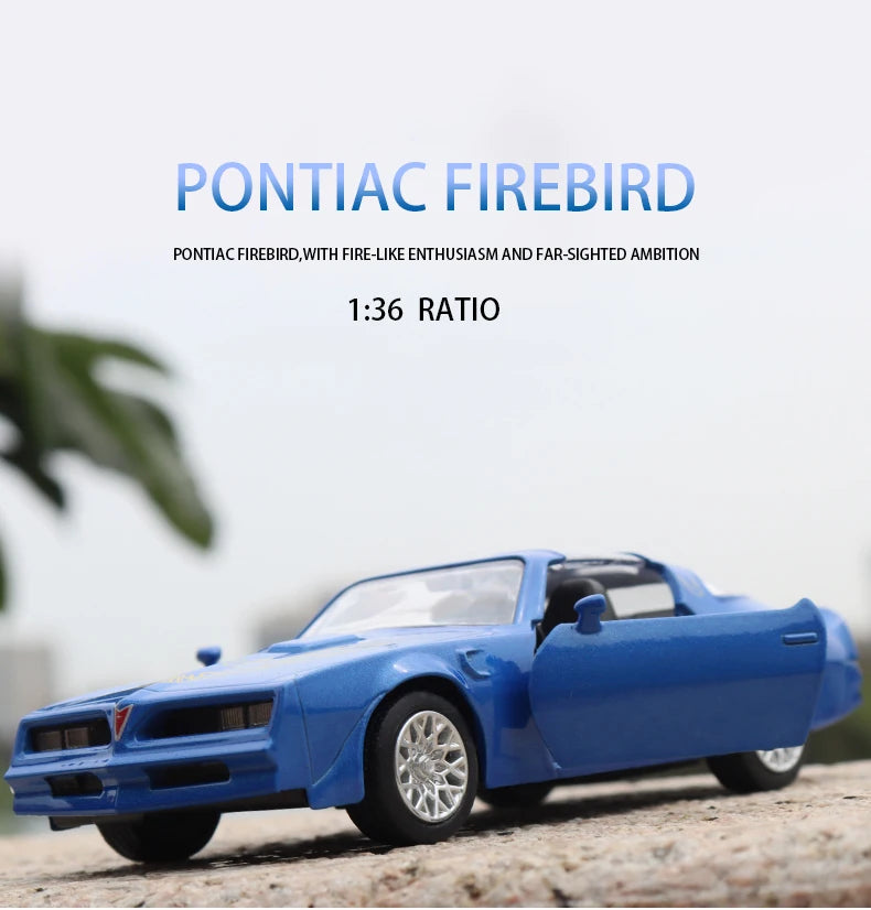 1:36 Metal Diecast Car Model Repilca 1978 Pontiac Firebird