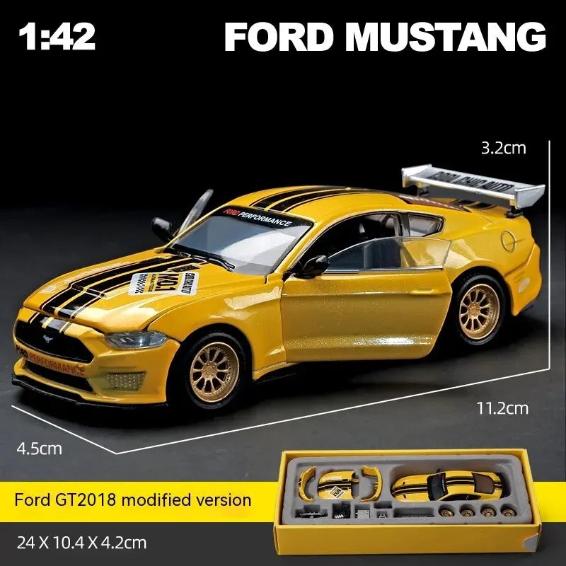 CCA DIY Customizable 1:43 Scale Ford Mustang Alloy Car Model Kit
