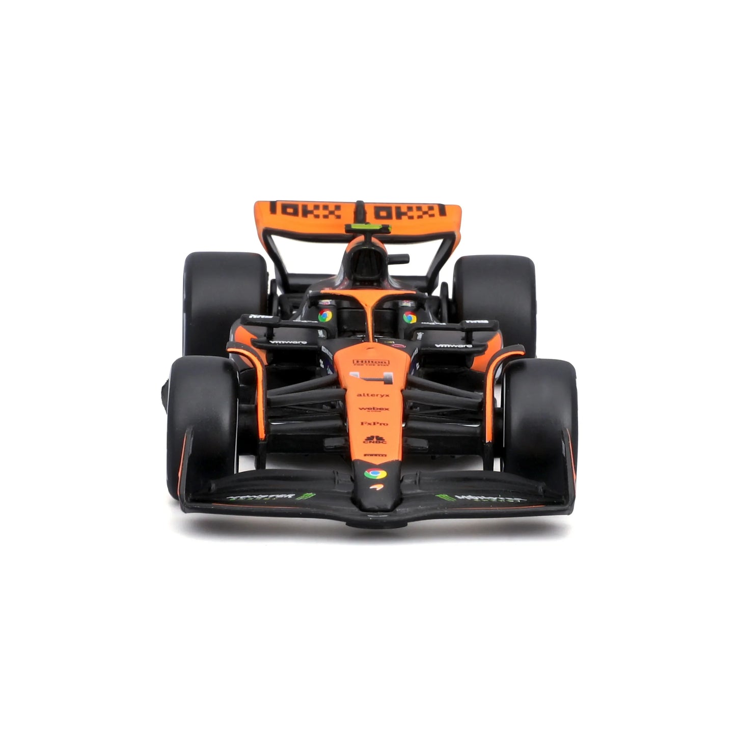 Bburago 1:43 2024 Mclaren MCL38 Miami Monaco F1 Formula Car Die Cast Vehicles Collectible Model Racing Toys