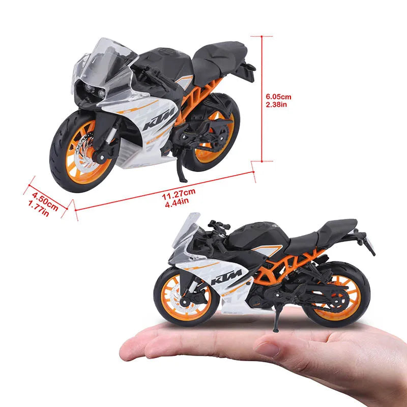 Maisto 1:18 NINJA H2R KTM RC 390 YZF-R1 Naked V4 S YAMAHA MT-07 2018 motorcycle