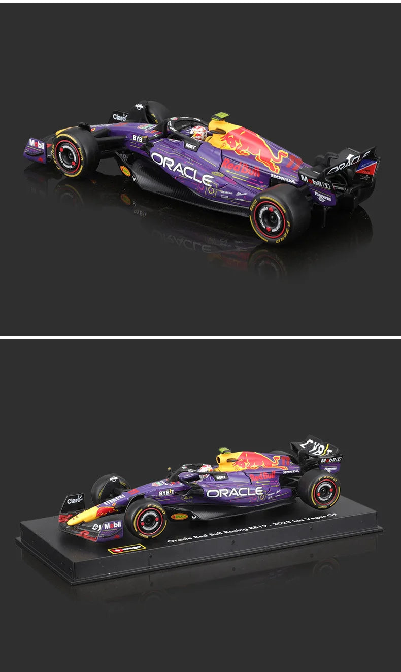 Bburago 2024 1:43 Aston Martin Amr23 F1 Car #14 #18 Rb19 Las Vegas Racing Edition