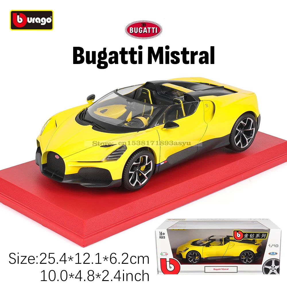Bburago 1:18 Bugatti Mistra Bolide Divo