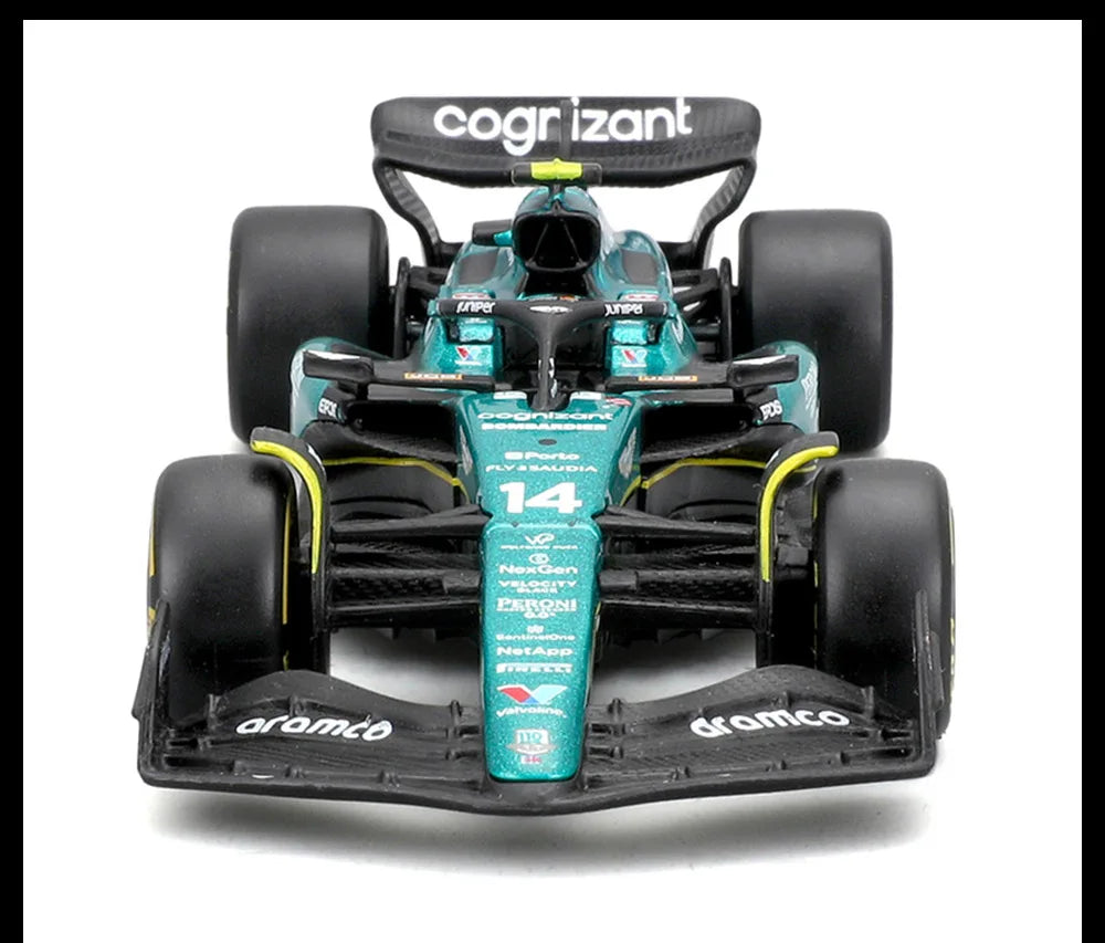 Bburago 2024 1:43 Aston Martin Amr23 F1 Car #14 #18 Rb19 Las Vegas Racing Edition
