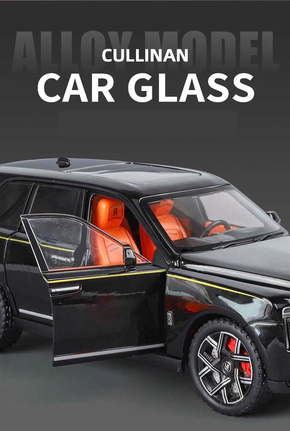 1:24 Cullinan SUV Alloy Scale Car Model Diecast