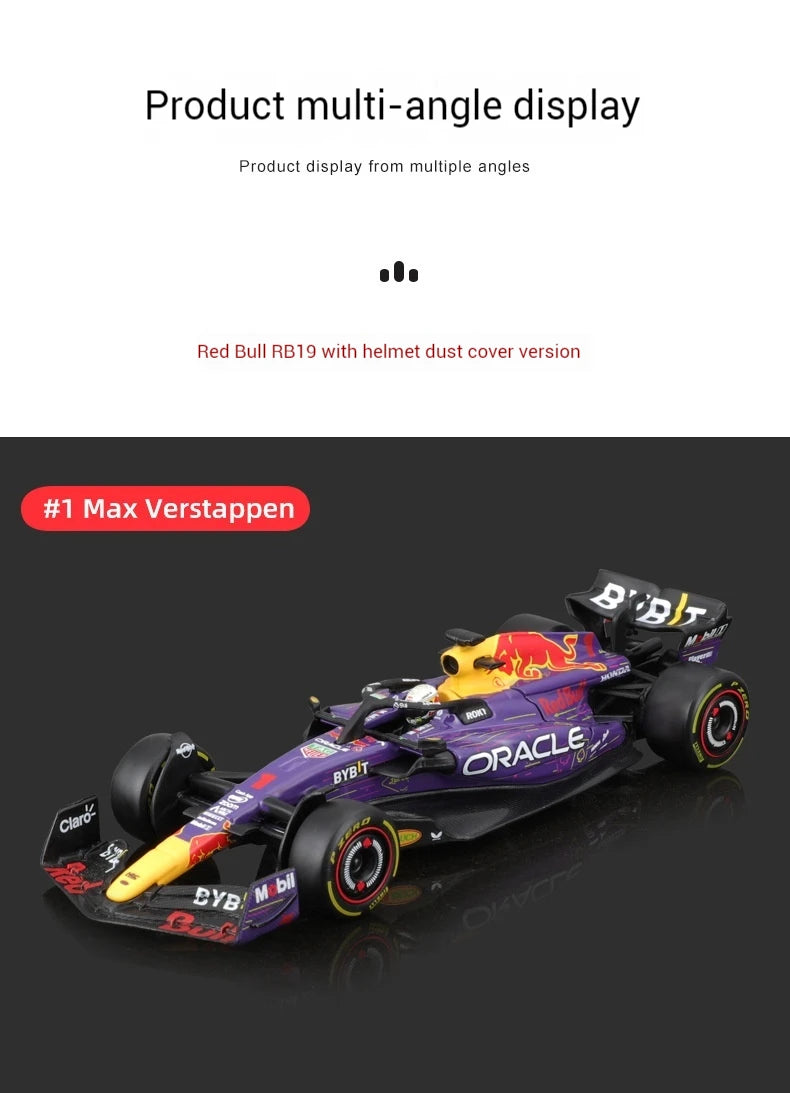 Bburago 2024 1:43 Aston Martin Amr23 F1 Car #14 #18 Rb19 Las Vegas Racing Edition