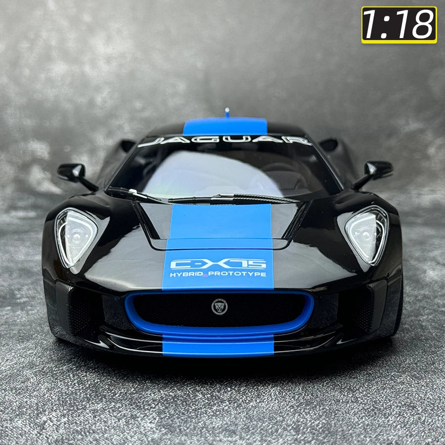 Almost Real AR 1/18 scale New Jaguar C-X75 2013 CX75 Ultimate Black Metallic