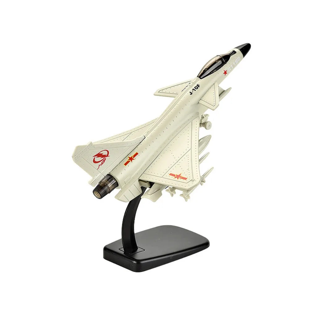 Pullback & Go Jet Rafale Fighter Aircraft Toy with Light Sound Diecast F16 F22 F35