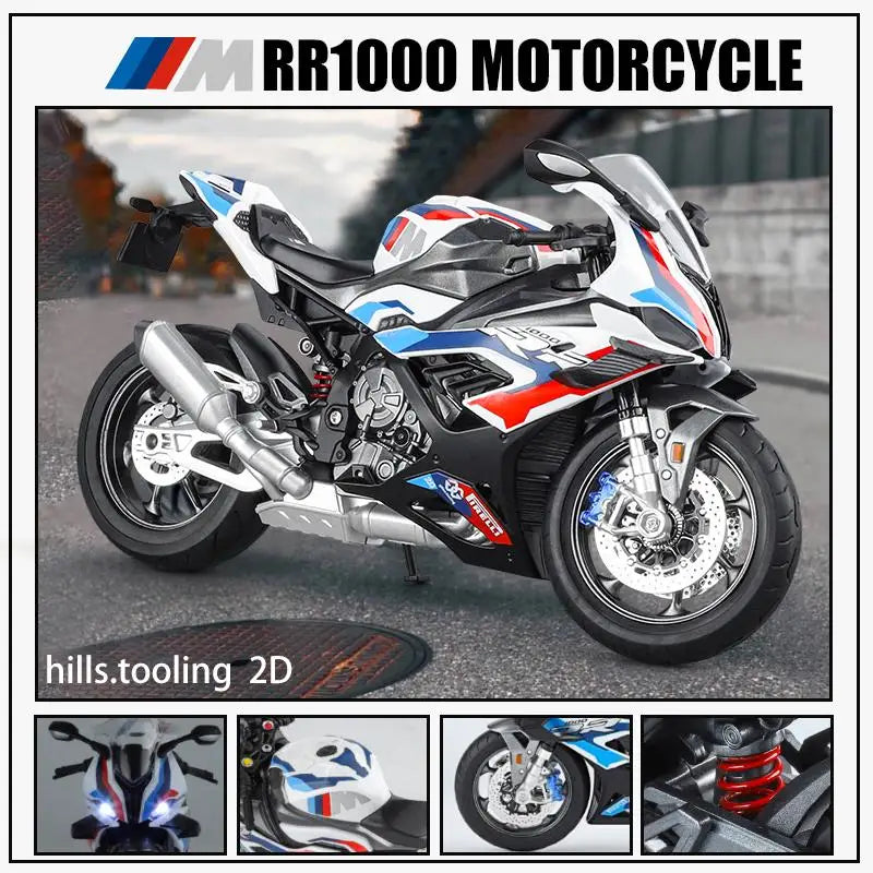 1/9 M1000RR S1000RR Alloy Racing Motorcycle