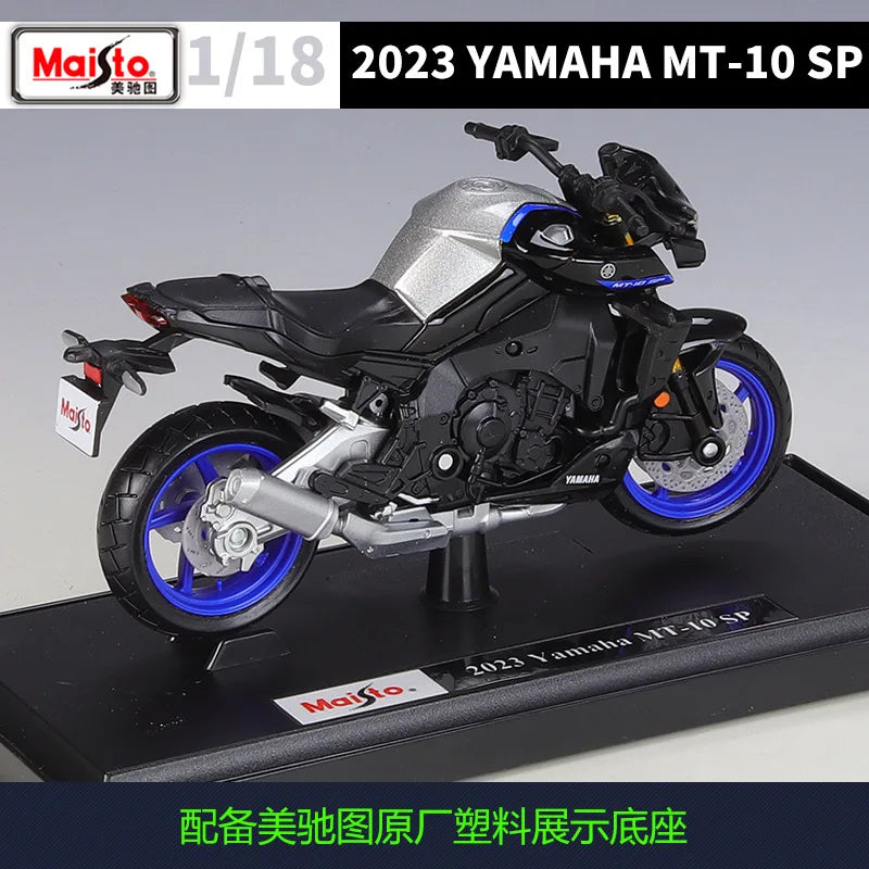 Maisto 1:18 Yamaha 2023 Mt10 Mt 10 Mt-10 Sp Alloy Motorcycle Model Finished Toy Gift Display