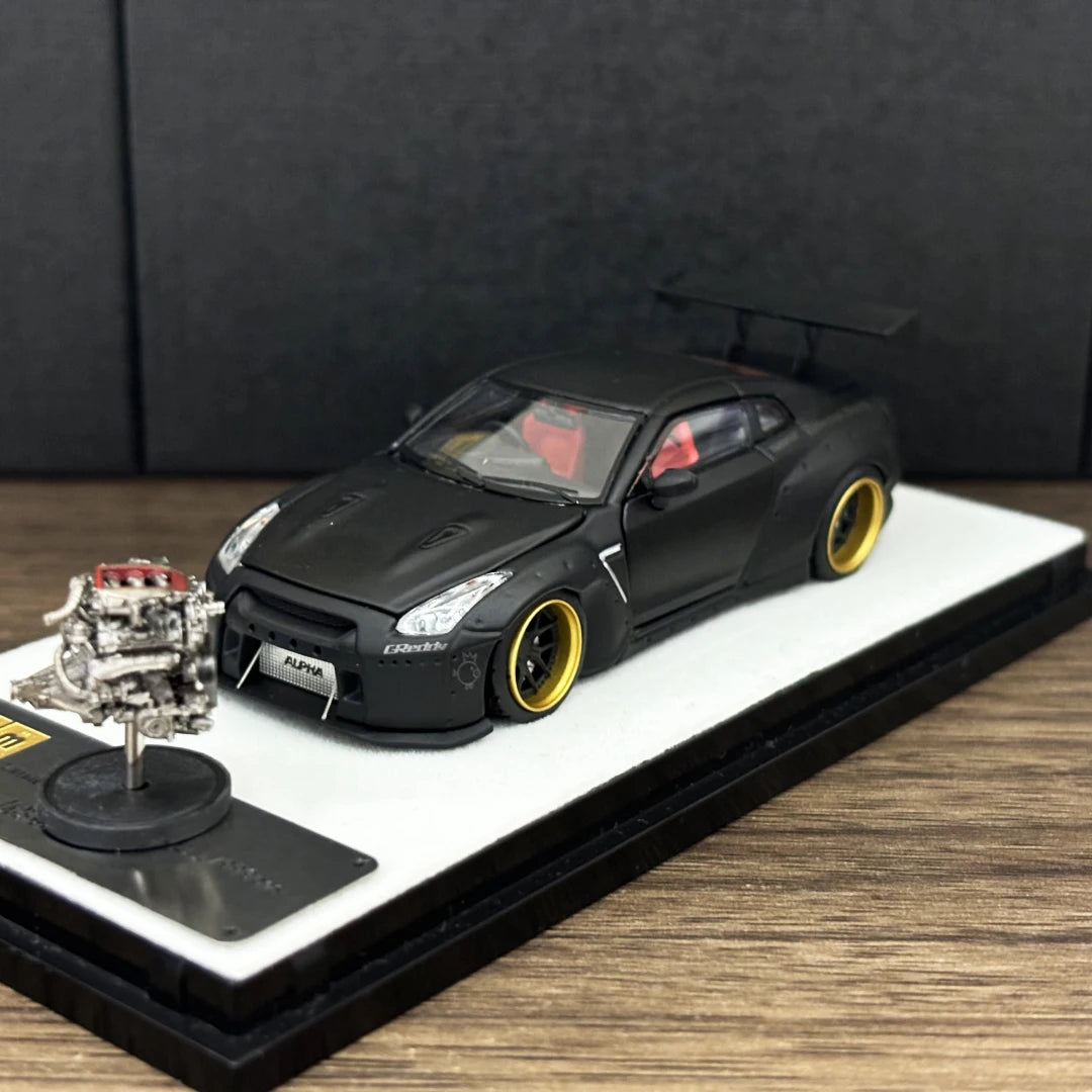 PGM 1/64 R35 Matte Black Limited Edition