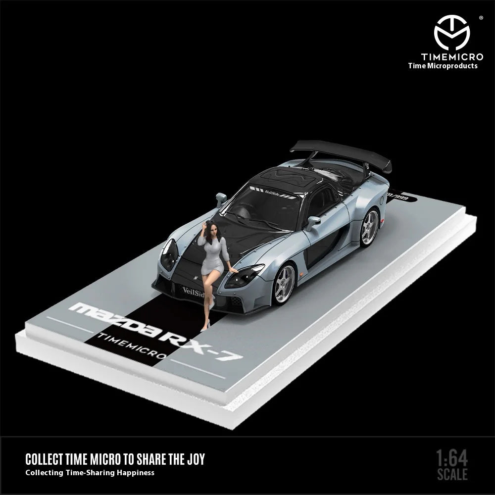 TIMEMICRO 1:64 Mazda RX-7 Veilside Alloy