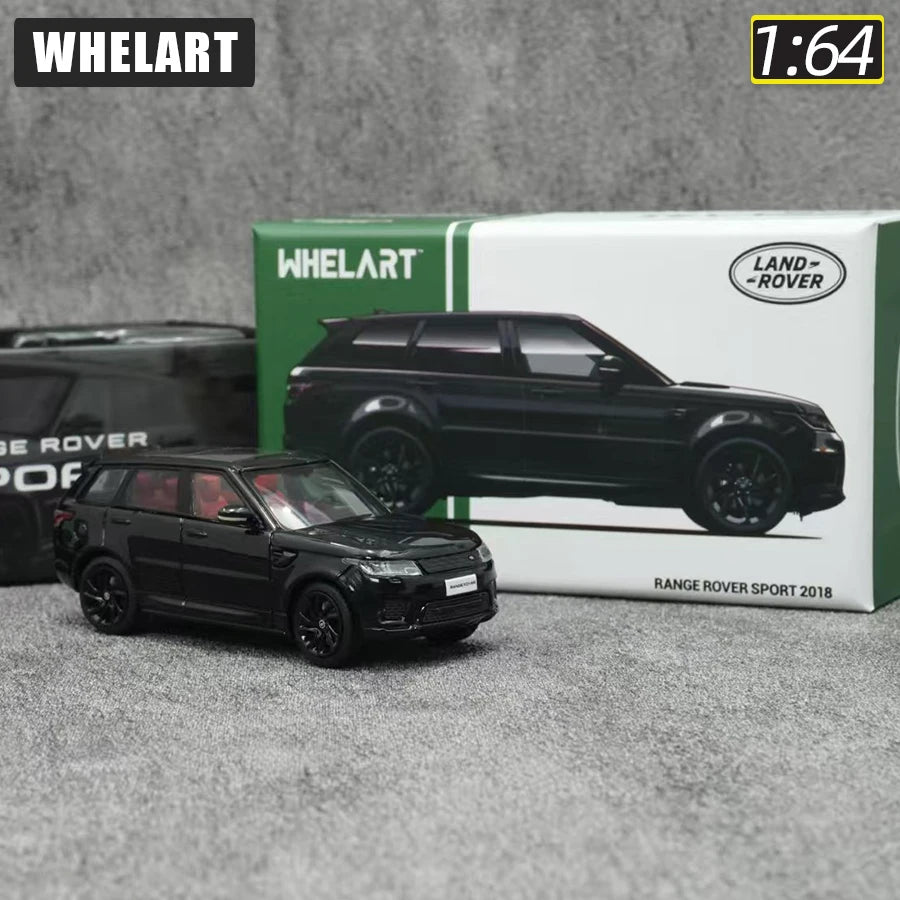 WHELART diecast model 1:64 scale New Land Rover Discovery 4 Range Rover Sport SUV model static display collection