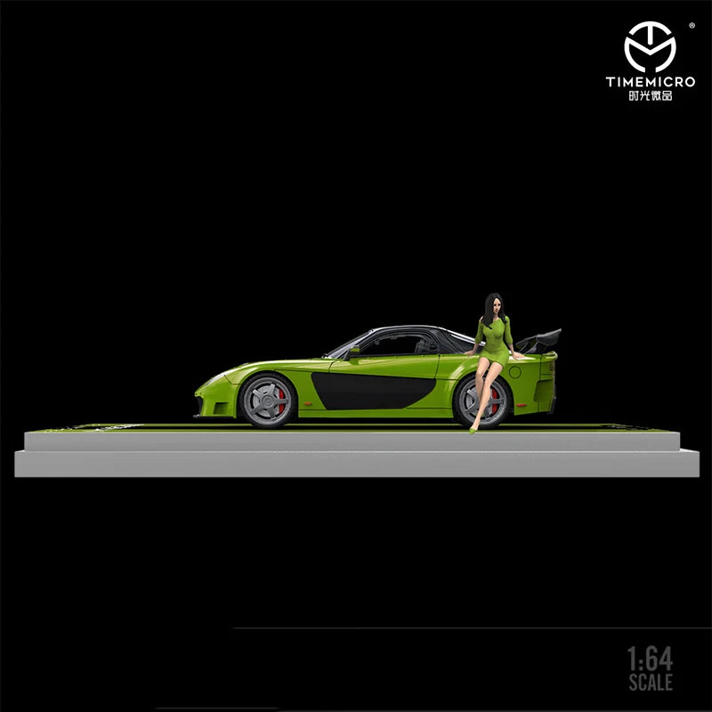TIMEMICRO 1:64 Mazda RX-7 Veilside Alloy