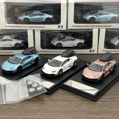 Finclassically 1/64 Huracan 610 Three Colors Diecast Model Car In 2025
