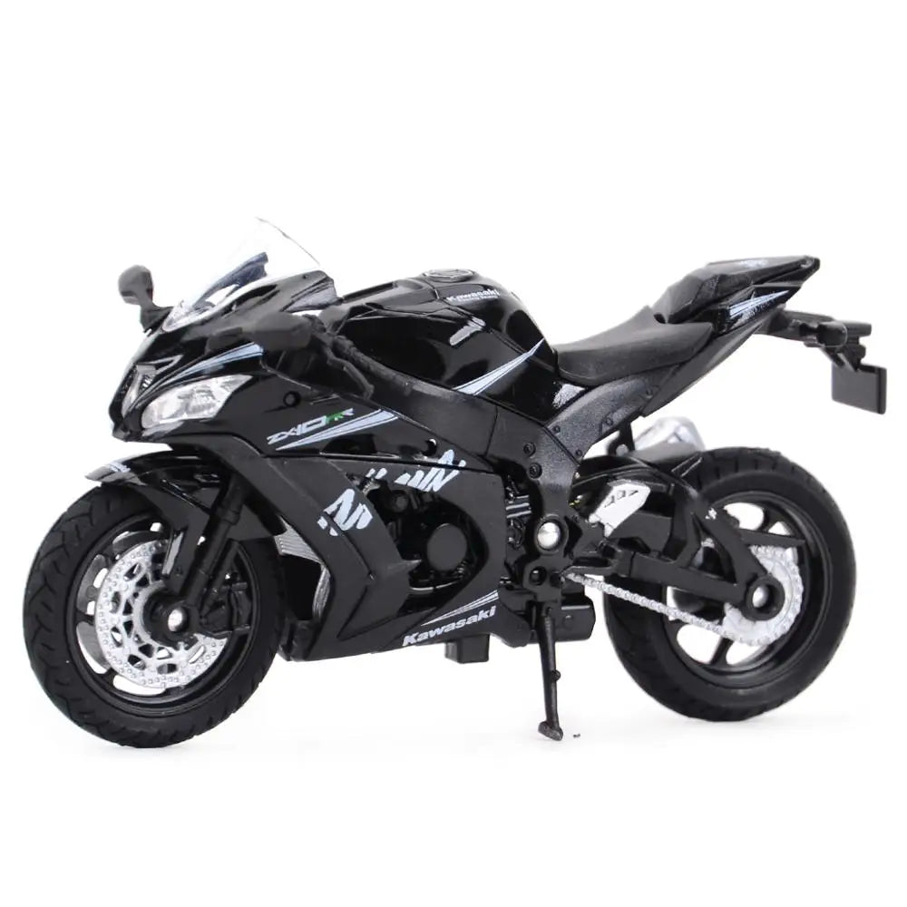 Welly 1:18 Kawasaki2017 Ninja ZX-10RR Die Cast Vehicles Collectible Hobbies Motorcycle Model Toys
