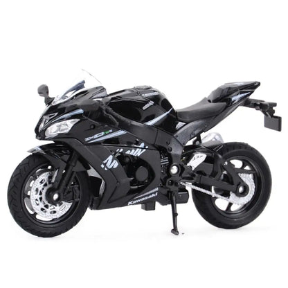 Welly 1:18 Kawasaki2017 Ninja ZX-10RR Die Cast Vehicles Collectible Hobbies Motorcycle Model Toys