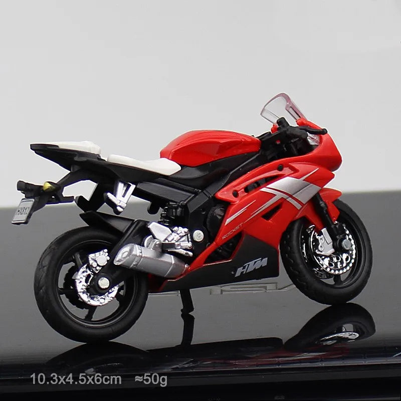 1:18 Plastic Motorcycle bicycle Model Toy Sport Race Model Motorbike For Children Gift Cake Collection