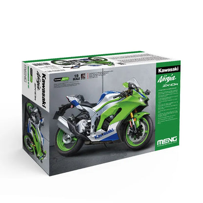 1/9 MENG Kawasaki Ninja ZX-10R Motorcycle Assemble Model MT-007 Uncolored Assemble Figure Custom Collectible Birthday Gift