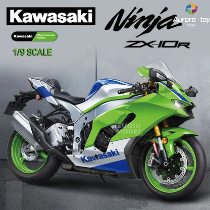 1/9 MENG Kawasaki Ninja ZX-10R Motorcycle Assemble Model MT-007 Uncolored Assemble Figure Custom Collectible Birthday Gift