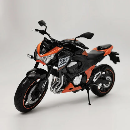 1/12 Kawasaki Ninja Z800 Alloy Racing Cross-country Motorcycle Model Simulation Metal Toy Street Motorcycle Model Childrens Gift