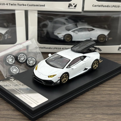 Finclassically 1/64 Huracan 610 Three Colors Diecast Model Car In 2025