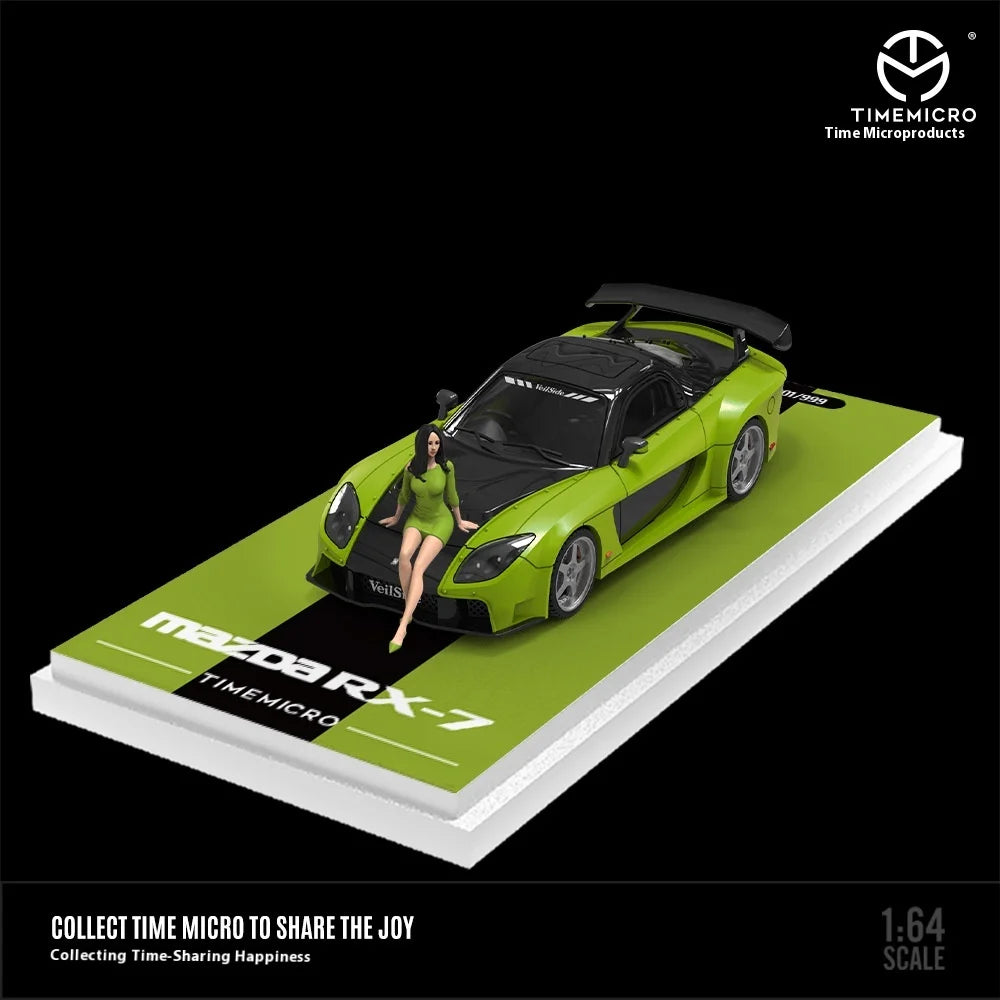 TIMEMICRO 1:64 Mazda RX-7 Veilside Alloy