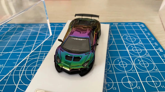TP Timothy&Pierre 1:64 LBWK  Electroplating color change Diecast Model Car Limited edition