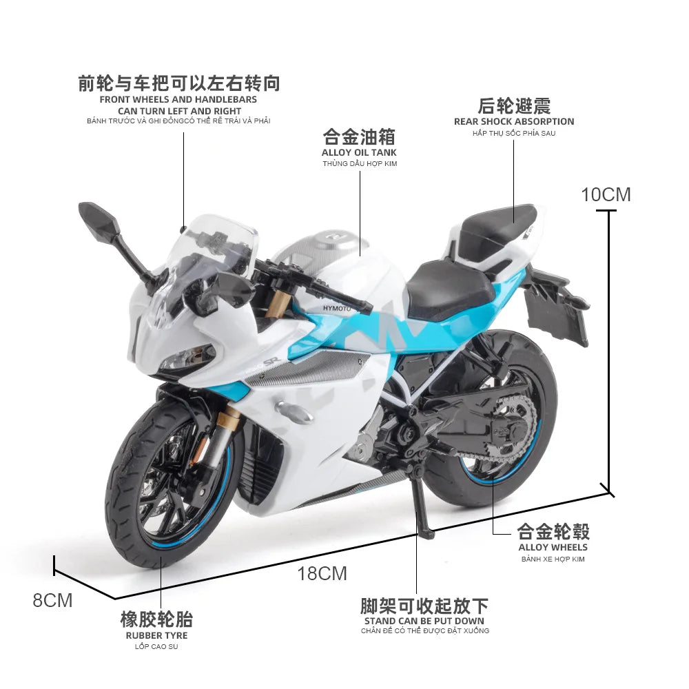 1:12 Spring Breeze CFMOTO-250SR Alloy Motorcycle