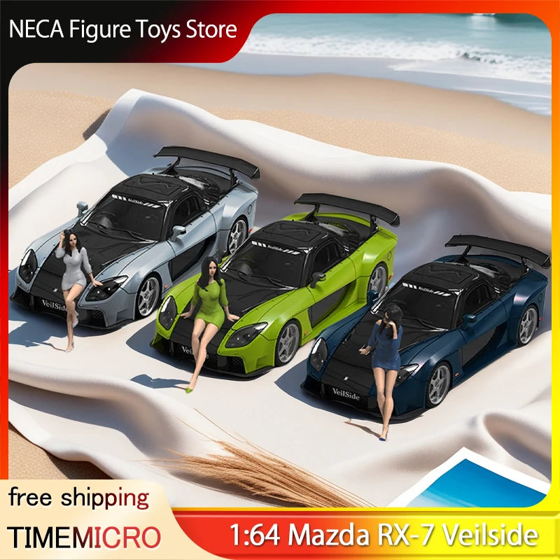 TIMEMICRO 1:64 Mazda RX-7 Veilside Alloy