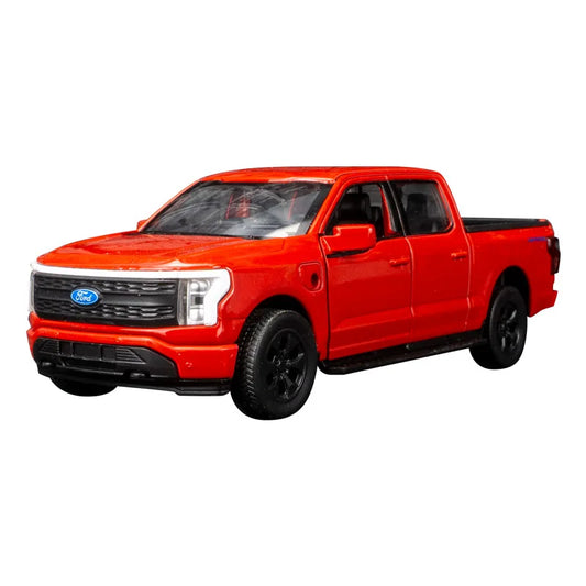 1:36 Ford F150 new energy 2022 alloy car model pull back acousto-optic pickup off-road vehicle children's toy car birthday gift