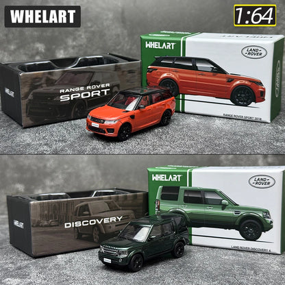 WHELART diecast model 1:64 scale New Land Rover Discovery 4 Range Rover Sport SUV model static display collection