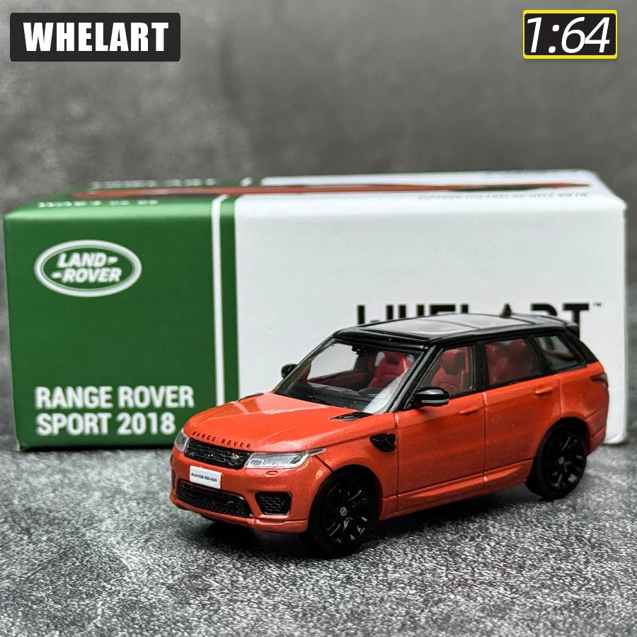 WHELART diecast model 1:64 scale New Land Rover Discovery 4 Range Rover Sport SUV model static display collection