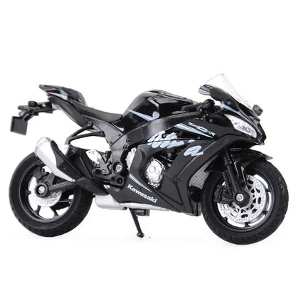 Welly 1:18 Kawasaki2017 Ninja ZX-10RR Die Cast Vehicles Collectible Hobbies Motorcycle Model Toys