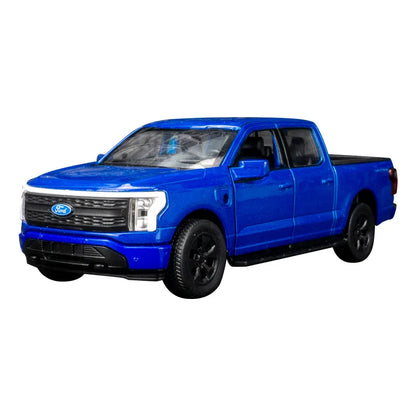 1:36 Ford F150 new energy 2022 alloy car model pull back acousto-optic pickup off-road vehicle children's toy car birthday gift