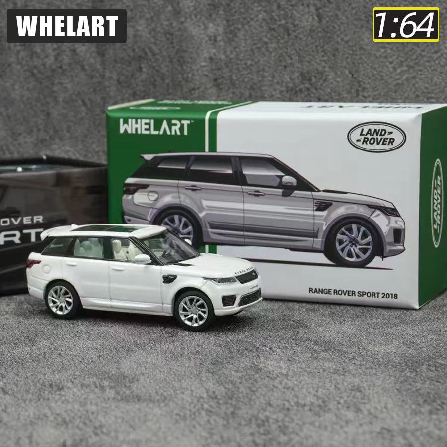 WHELART diecast model 1:64 scale New Land Rover Discovery 4 Range Rover Sport SUV model static display collection
