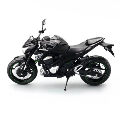 1/12 Kawasaki Ninja Z800 Alloy Racing Cross-country Motorcycle Model Simulation Metal Toy Street Motorcycle Model Childrens Gift